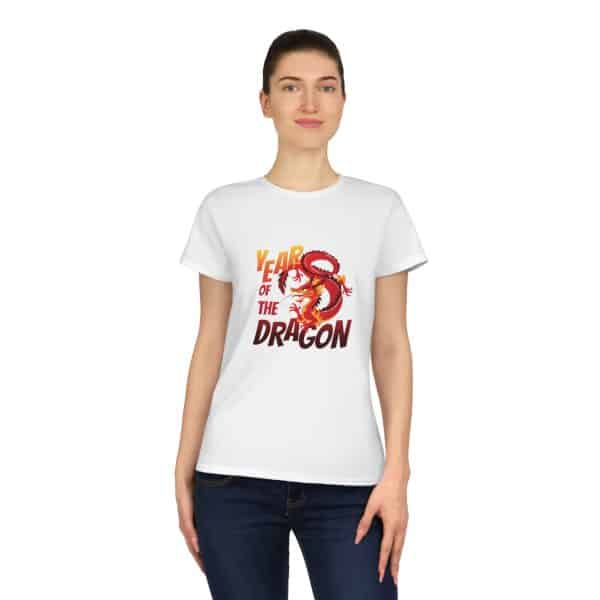 Year of the Dragon Ladies' Cotton T-Shirt - Image 3