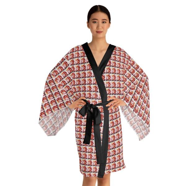 Year of the Dragon Long Sleeve Kimono Robe (AOP) - Image 2