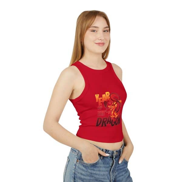 Year of the Dragon Women's Micro Rib Racer Tank Top - Image 28