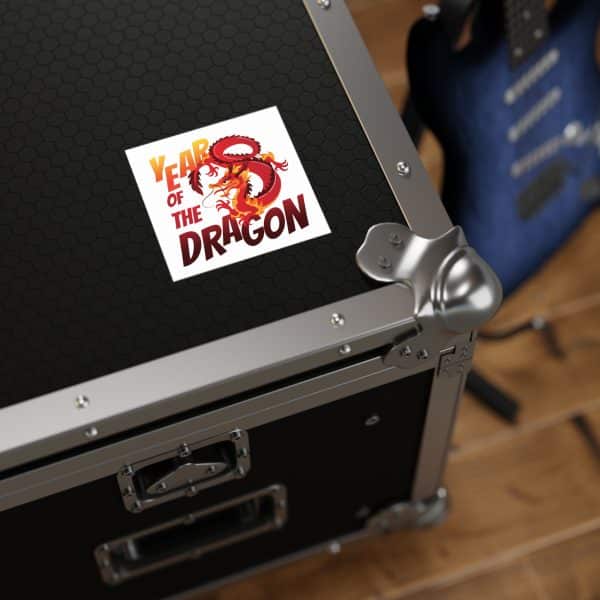 Year of the Dragon Laminate Stickers, Square - Image 56