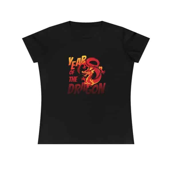 Year of the Dragon Ladies' Cotton T-Shirt - Image 4
