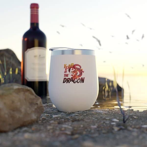 Year of the Dragon Copper Vacuum Insulated Cup, 12oz - Image 5