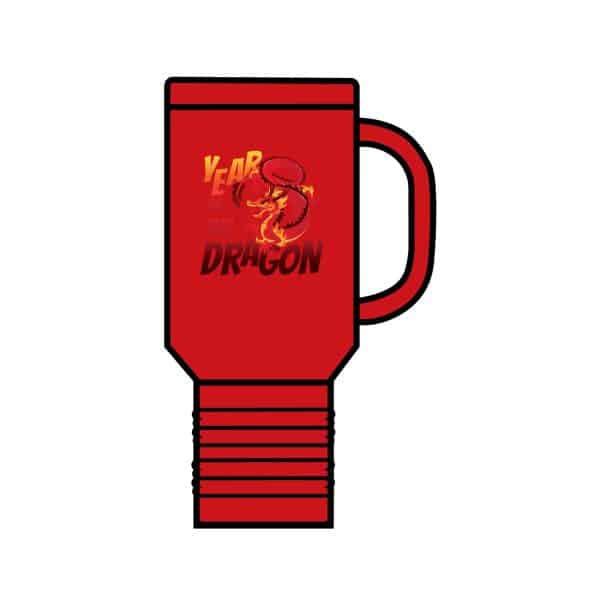 Year of the Dragon Insulated Travel Mug, 40oz - Image 3