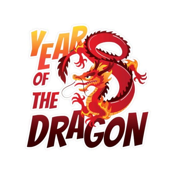 Year of the Dragon Vinyl Kiss-Cut Stickers - Image 7