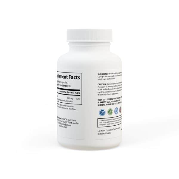 Year of the Dragon Magnesium Glycinate Supplement (60 Capsules) - Image 4