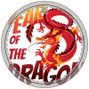 Year of the Dragon Crystal Glass Ornament