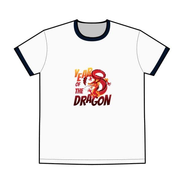 Year of the Dragon Men's Staple Ringer Tee - Image 6