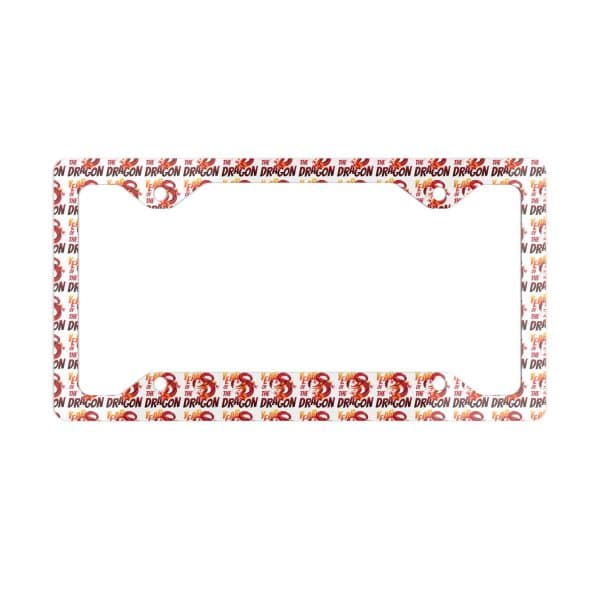 Year of the Dragon Metal License Plate Frame