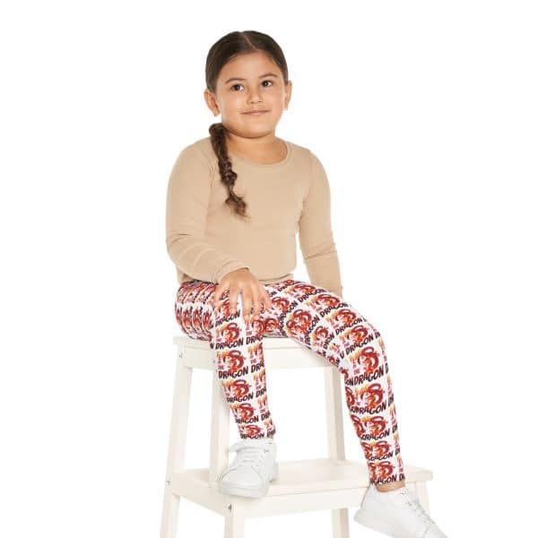Year of the Dragon Kids Leggings (AOP) - Image 7