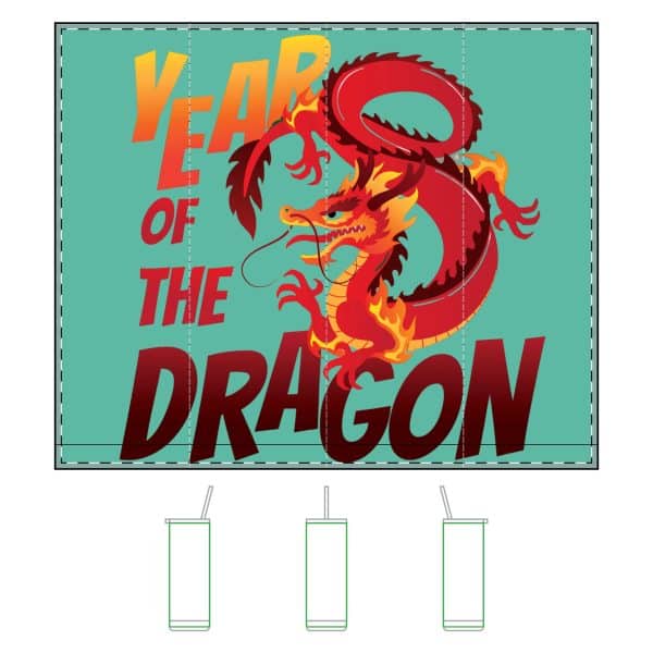 Year of the Dragon Maker Sip Tumbler,  20oz - Image 5