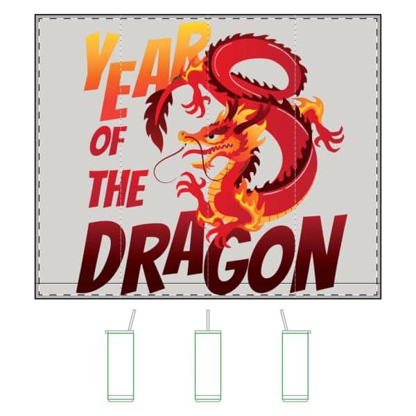 Year of the Dragon Maker Sip Tumbler,  20oz - Image 6