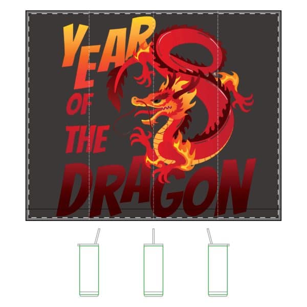 Year of the Dragon Maker Sip Tumbler,  20oz
