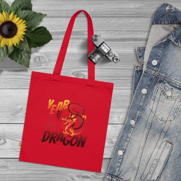 Year of the Dragon Organic Cotton Tote Bag - Image 12
