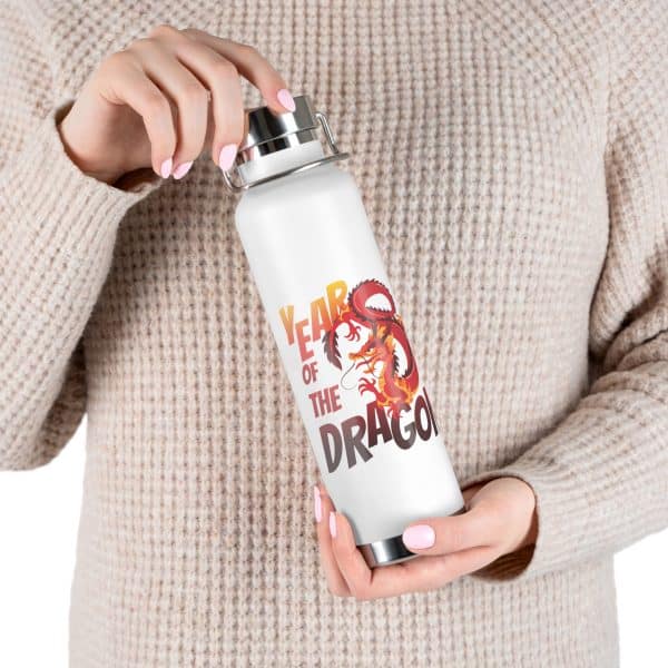 Year of the Dragon Copper Vacuum Insulated Bottle, 22oz - Image 6