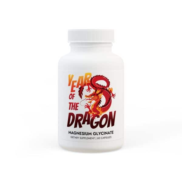 Year of the Dragon Magnesium Glycinate Supplement (60 Capsules)