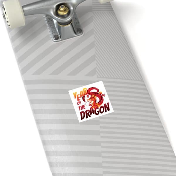 Year of the Dragon Laminate Stickers, Square - Image 9