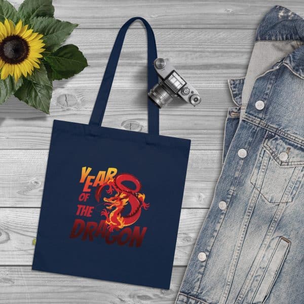 Year of the Dragon Organic Cotton Tote Bag - Image 8