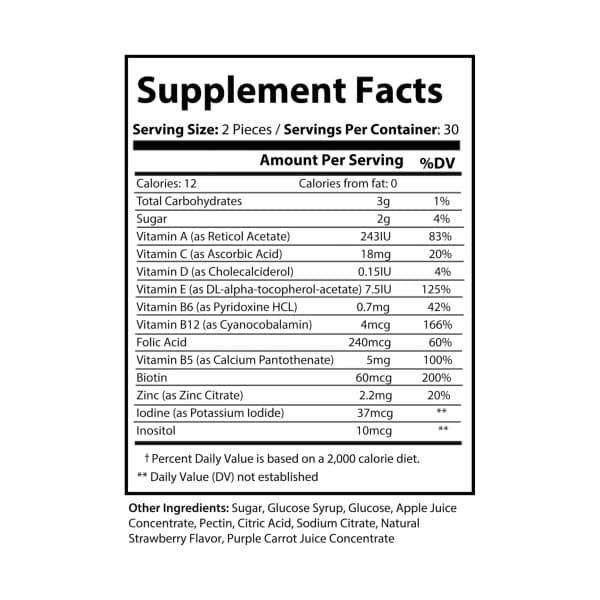 Year of the Dragon Multivitamin Gummies for Adults (60 Gummies) - Image 6