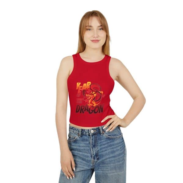 Year of the Dragon Women's Micro Rib Racer Tank Top - Image 29