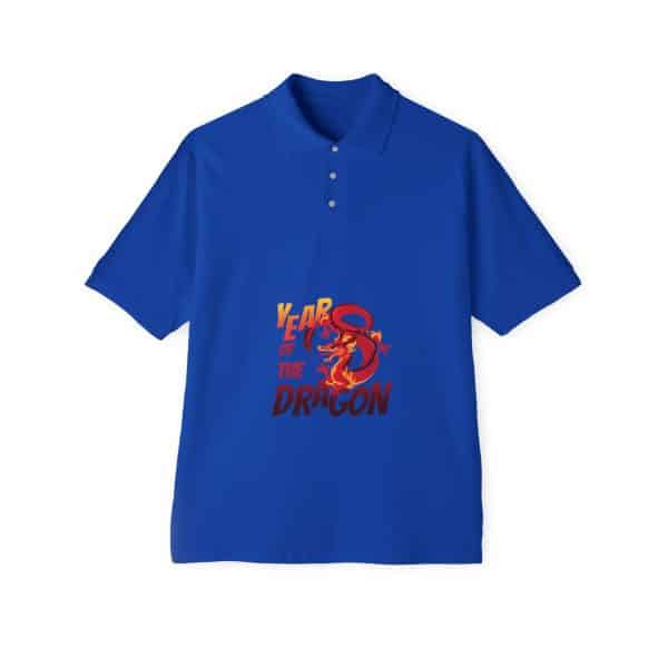 Year of the Dragon Men's Piqué Polo - Image 21