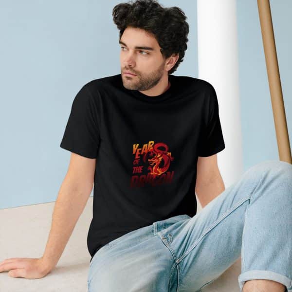 Year of the Dragon Organic Staple T-shirt - Image 4