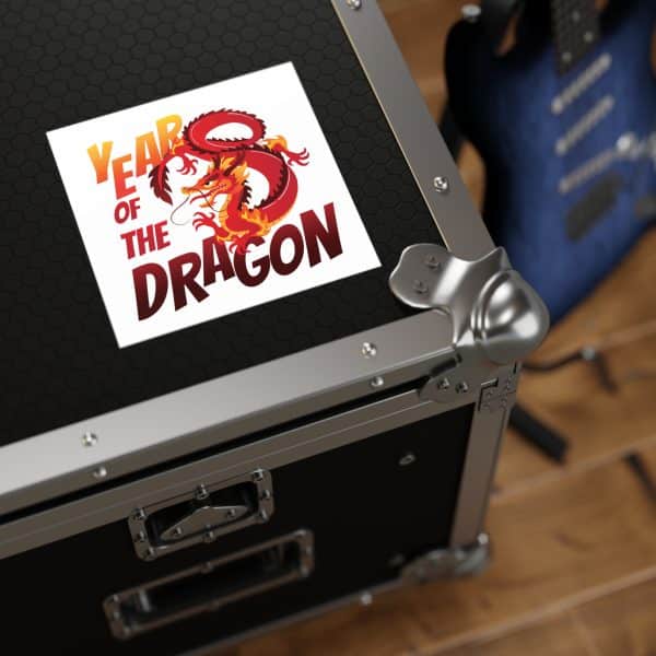 Year of the Dragon Laminate Stickers, Square - Image 85