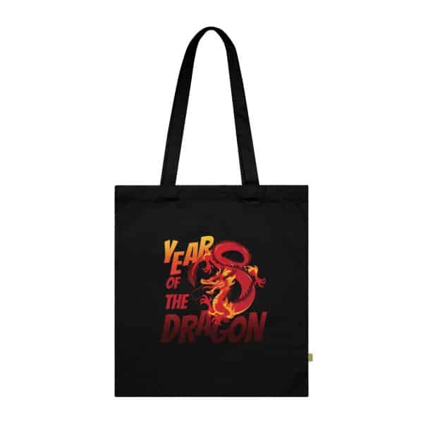Year of the Dragon Organic Cotton Tote Bag - Image 2