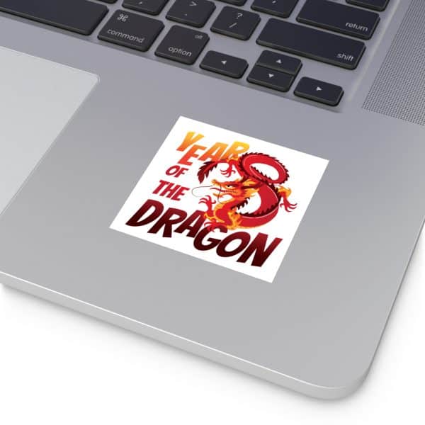 Year of the Dragon Laminate Stickers, Square - Image 14