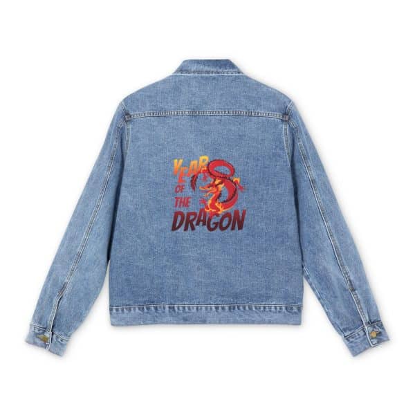 Year of the Dragon Men's Denim Jacket - Image 2
