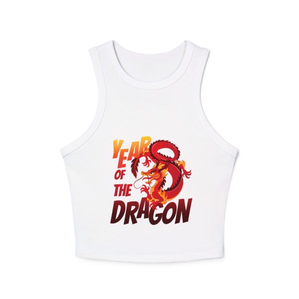 Year of the Dragon Women's Micro Rib Racer Tank Top