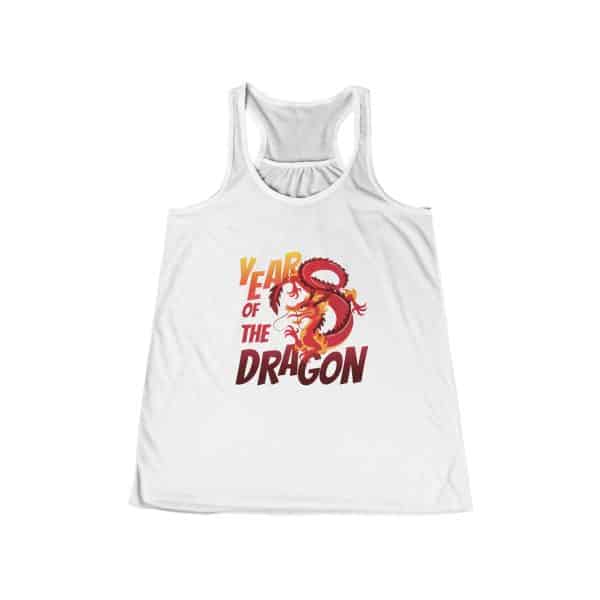 Year of the Dragon Women's Flowy Racerback Tank - Image 3