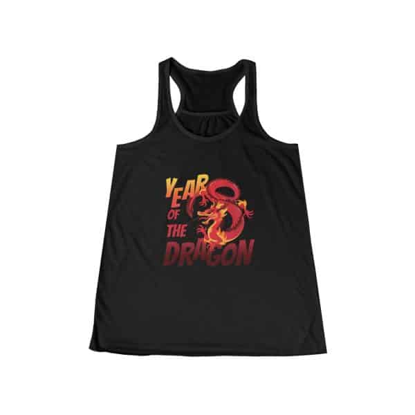 Year of the Dragon Women's Flowy Racerback Tank