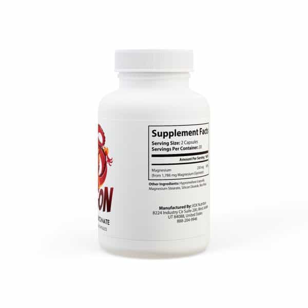 Year of the Dragon Magnesium Glycinate Supplement (60 Capsules) - Image 3
