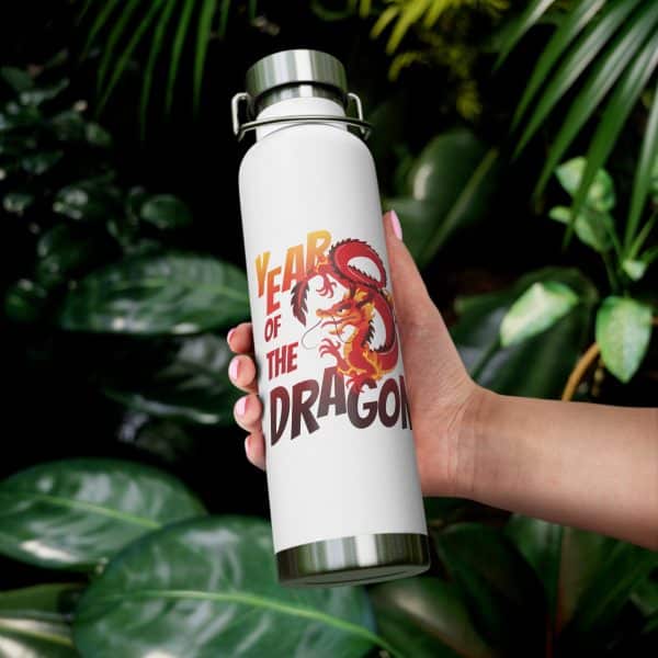 Year of the Dragon Copper Vacuum Insulated Bottle, 22oz - Image 7